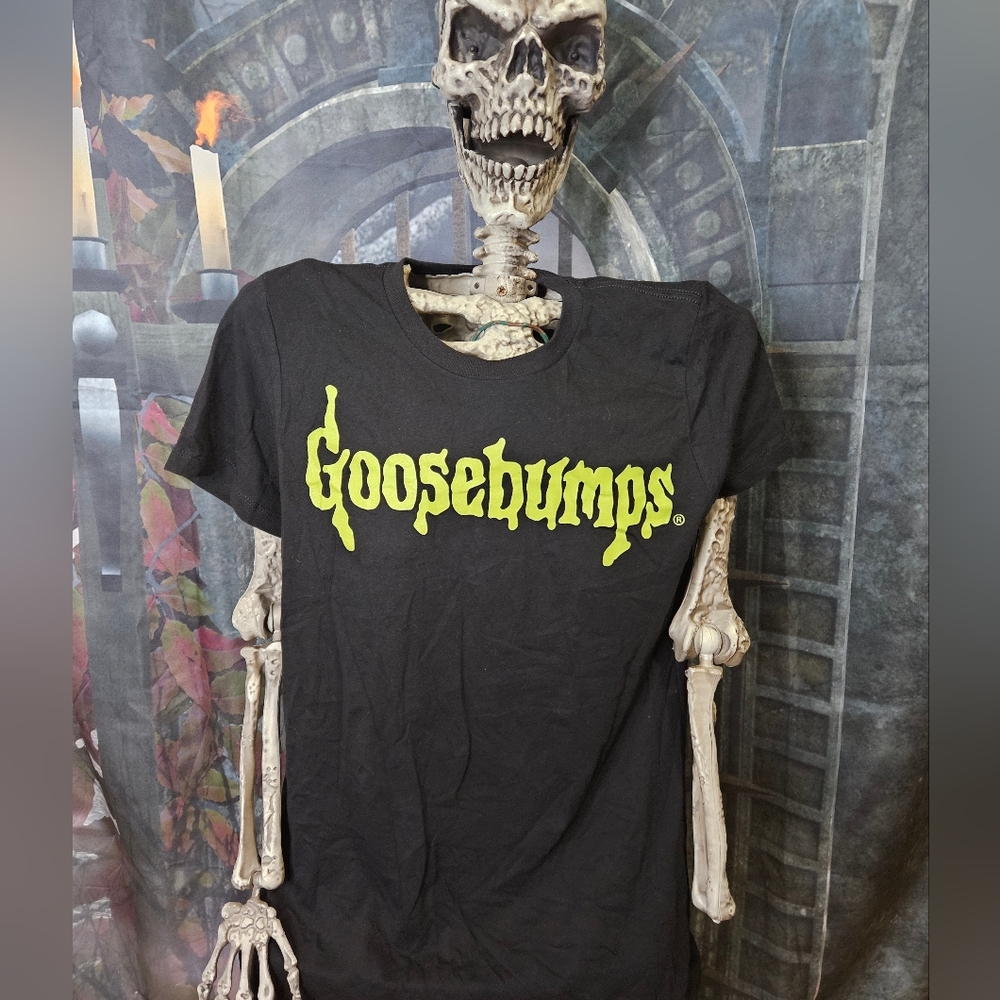 Fright Rags Goosebumps Glow in the Dark Womens T-Shirt
